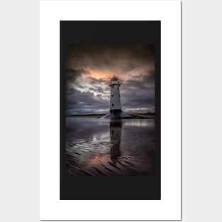 Talacre Lighthouse at Dawn Posters and Art